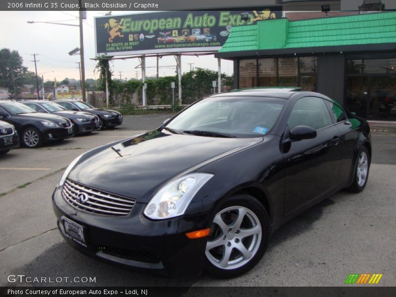 Black Obsidian / Graphite 2006 Infiniti G 35 Coupe