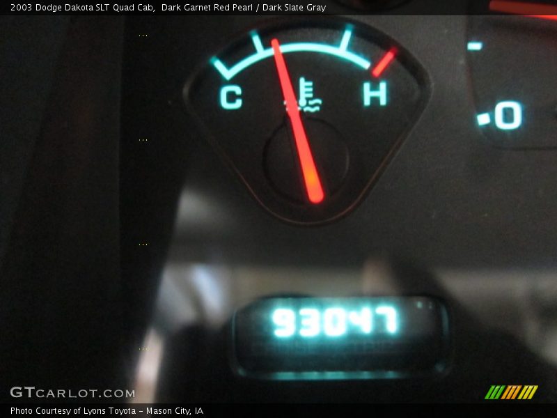 Dark Garnet Red Pearl / Dark Slate Gray 2003 Dodge Dakota SLT Quad Cab
