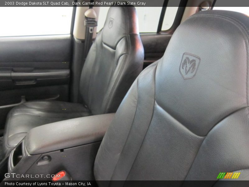 Dark Garnet Red Pearl / Dark Slate Gray 2003 Dodge Dakota SLT Quad Cab