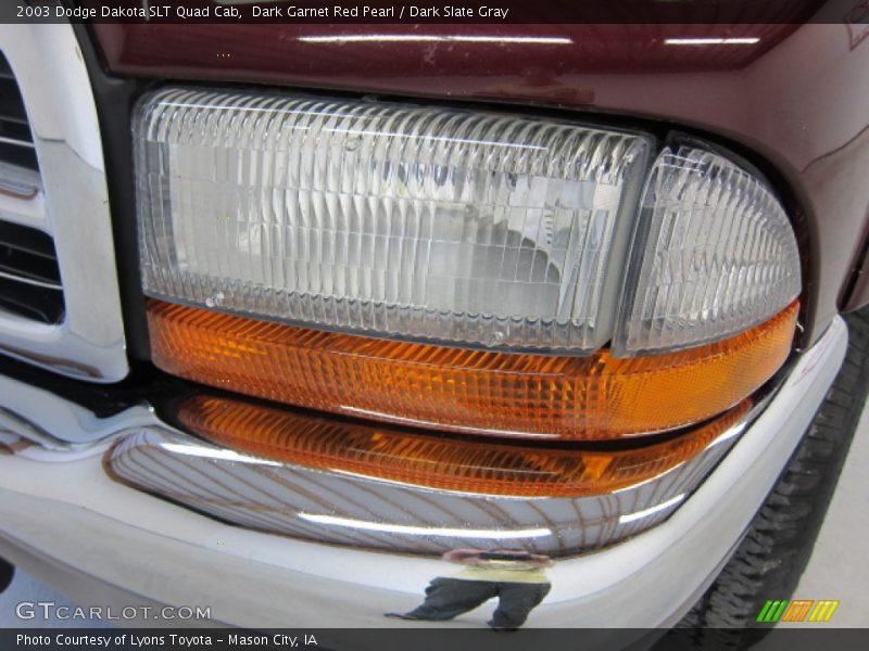 Dark Garnet Red Pearl / Dark Slate Gray 2003 Dodge Dakota SLT Quad Cab