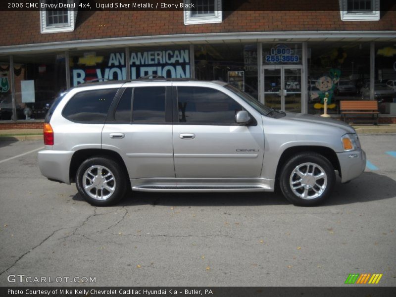 Liquid Silver Metallic / Ebony Black 2006 GMC Envoy Denali 4x4