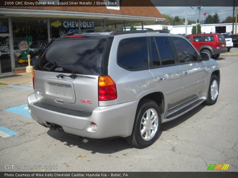 Liquid Silver Metallic / Ebony Black 2006 GMC Envoy Denali 4x4