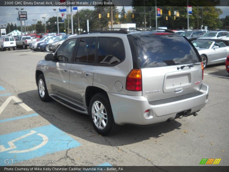 Liquid Silver Metallic / Ebony Black 2006 GMC Envoy Denali 4x4