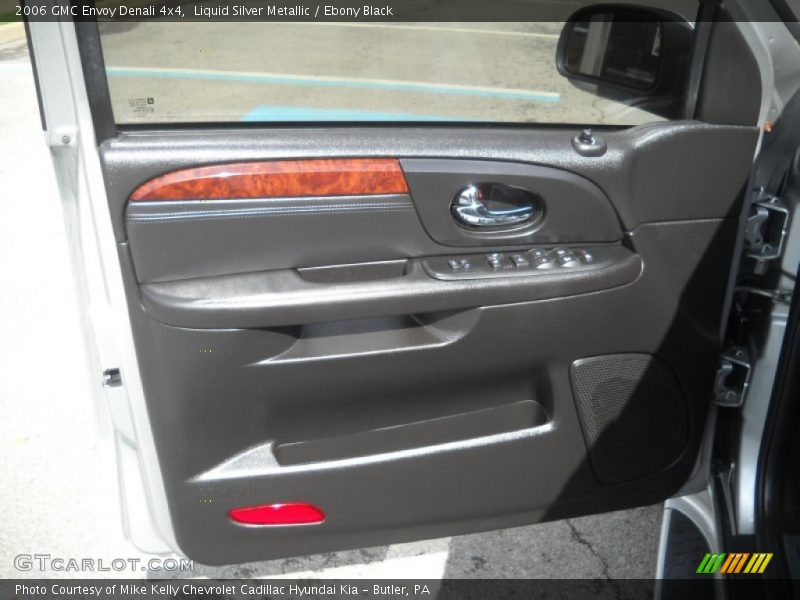 Liquid Silver Metallic / Ebony Black 2006 GMC Envoy Denali 4x4