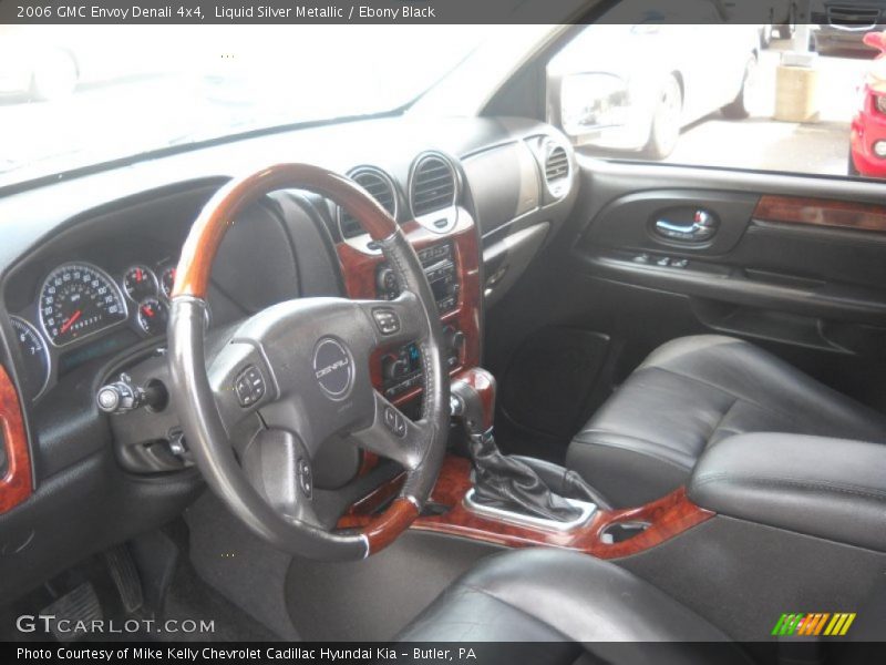 Liquid Silver Metallic / Ebony Black 2006 GMC Envoy Denali 4x4