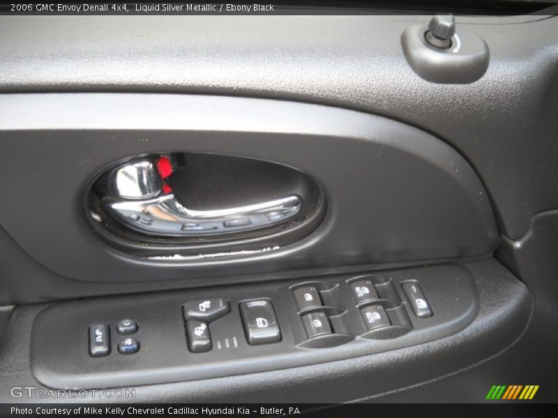 Liquid Silver Metallic / Ebony Black 2006 GMC Envoy Denali 4x4