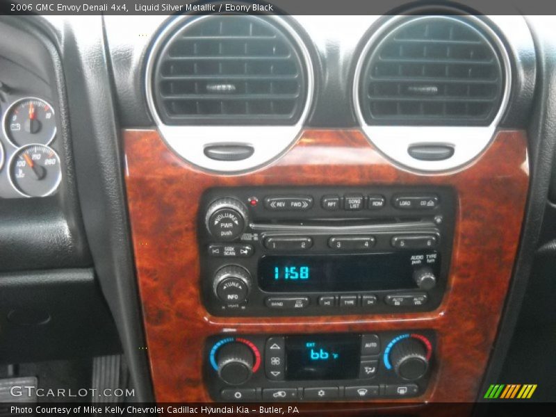 Liquid Silver Metallic / Ebony Black 2006 GMC Envoy Denali 4x4
