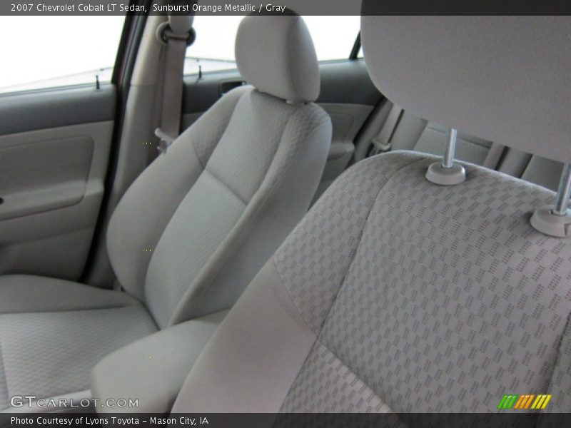Sunburst Orange Metallic / Gray 2007 Chevrolet Cobalt LT Sedan