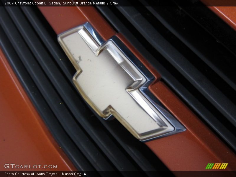 Sunburst Orange Metallic / Gray 2007 Chevrolet Cobalt LT Sedan