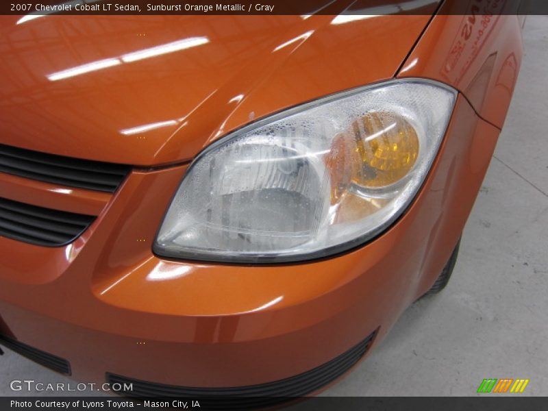 Sunburst Orange Metallic / Gray 2007 Chevrolet Cobalt LT Sedan