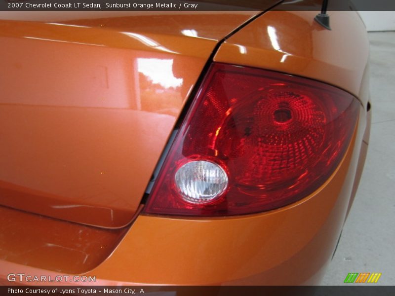 Sunburst Orange Metallic / Gray 2007 Chevrolet Cobalt LT Sedan