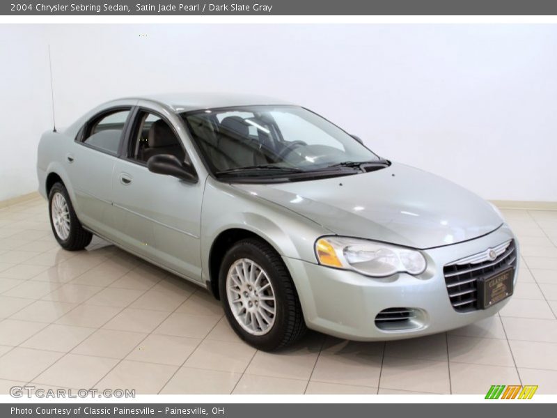 Satin Jade Pearl / Dark Slate Gray 2004 Chrysler Sebring Sedan