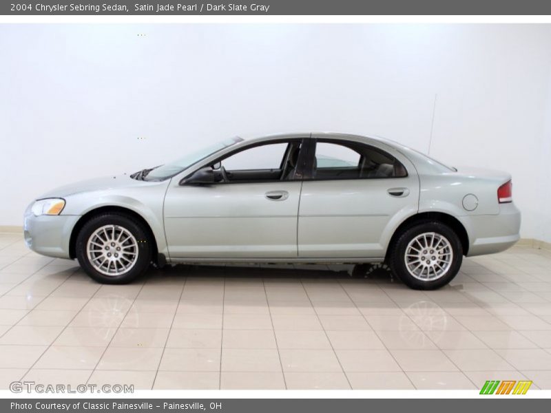Satin Jade Pearl / Dark Slate Gray 2004 Chrysler Sebring Sedan
