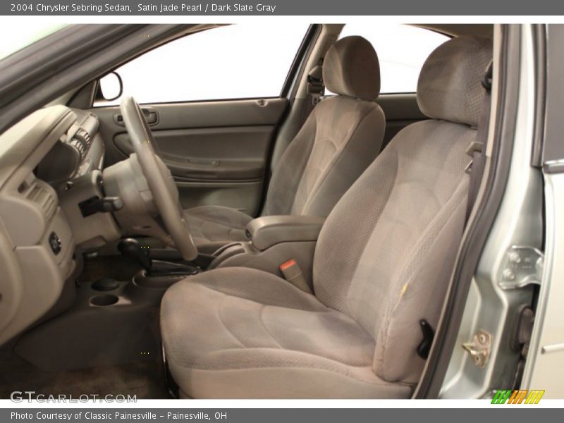 Satin Jade Pearl / Dark Slate Gray 2004 Chrysler Sebring Sedan