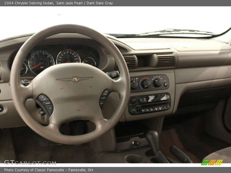 Satin Jade Pearl / Dark Slate Gray 2004 Chrysler Sebring Sedan