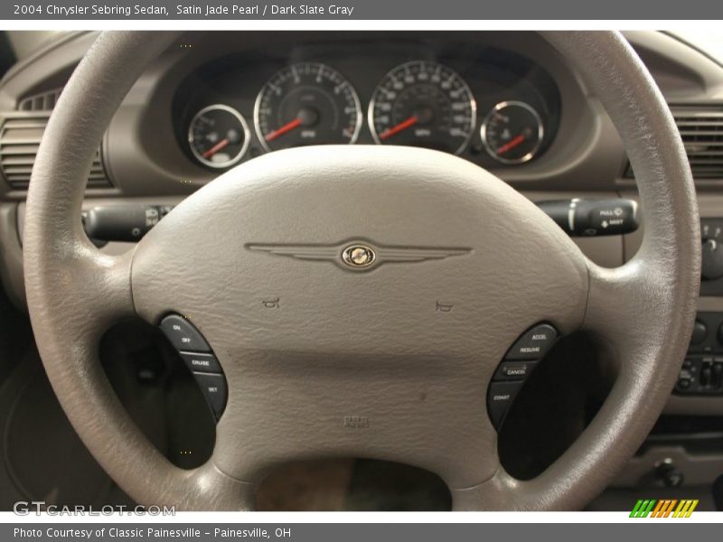 Satin Jade Pearl / Dark Slate Gray 2004 Chrysler Sebring Sedan