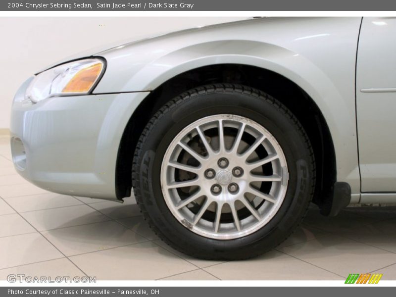 Satin Jade Pearl / Dark Slate Gray 2004 Chrysler Sebring Sedan