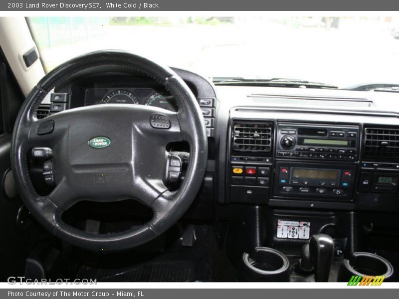 White Gold / Black 2003 Land Rover Discovery SE7