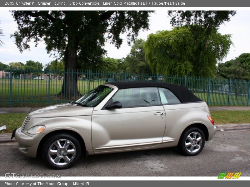 Linen Gold Metallic Pearl / Taupe/Pearl Beige 2005 Chrysler PT Cruiser Touring Turbo Convertible