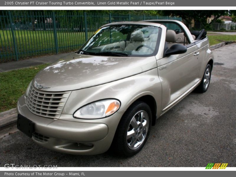 Linen Gold Metallic Pearl / Taupe/Pearl Beige 2005 Chrysler PT Cruiser Touring Turbo Convertible