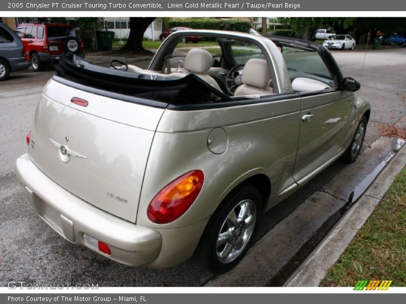 Linen Gold Metallic Pearl / Taupe/Pearl Beige 2005 Chrysler PT Cruiser Touring Turbo Convertible