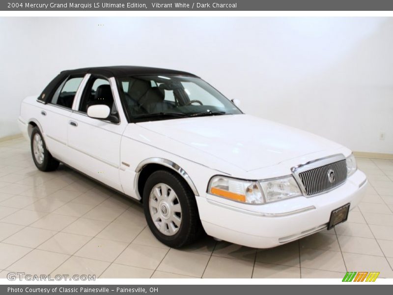 Vibrant White / Dark Charcoal 2004 Mercury Grand Marquis LS Ultimate Edition