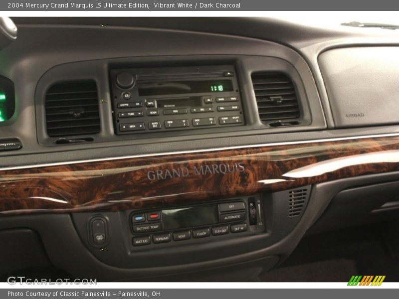 Vibrant White / Dark Charcoal 2004 Mercury Grand Marquis LS Ultimate Edition