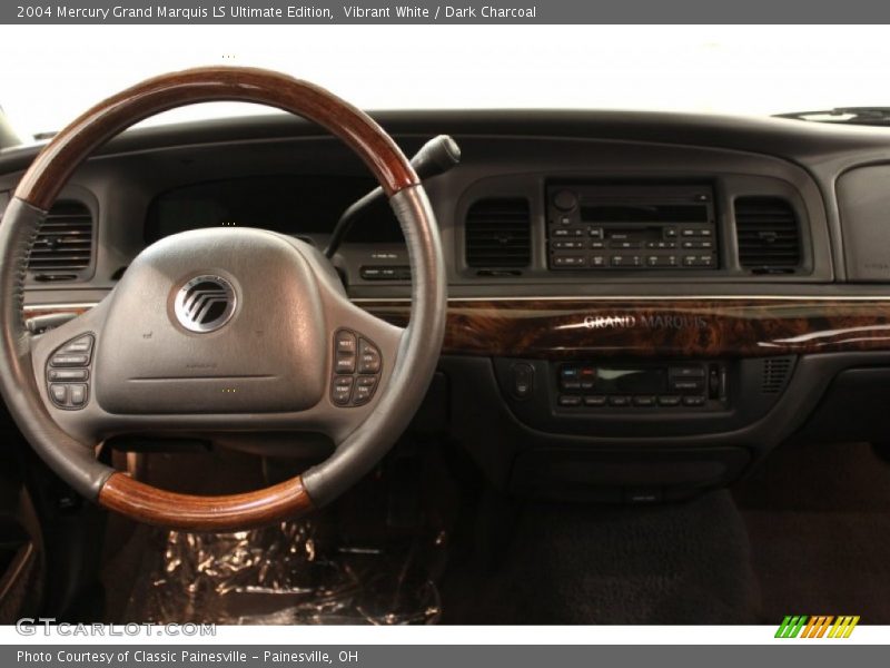 Vibrant White / Dark Charcoal 2004 Mercury Grand Marquis LS Ultimate Edition
