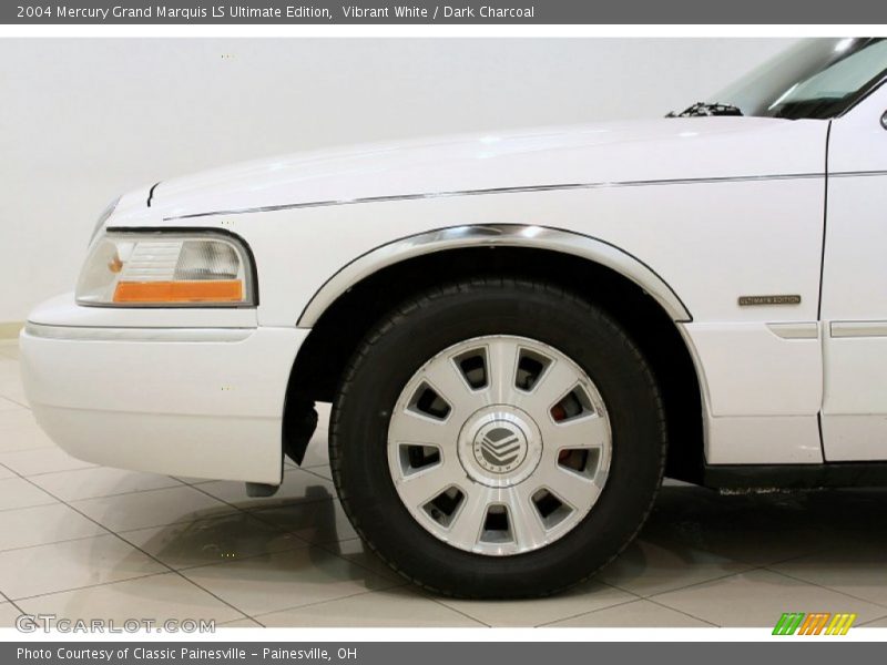 Vibrant White / Dark Charcoal 2004 Mercury Grand Marquis LS Ultimate Edition