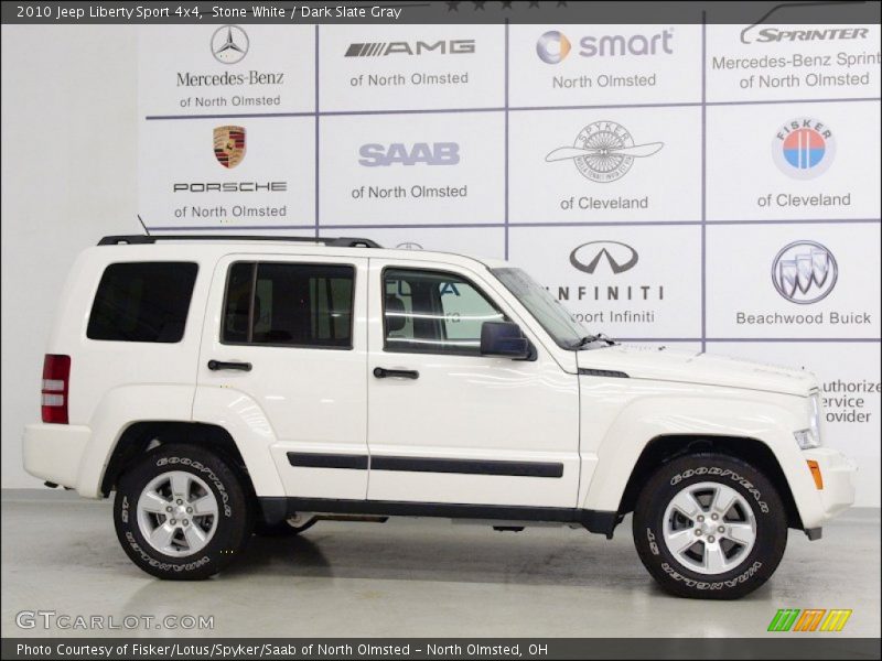 Stone White / Dark Slate Gray 2010 Jeep Liberty Sport 4x4