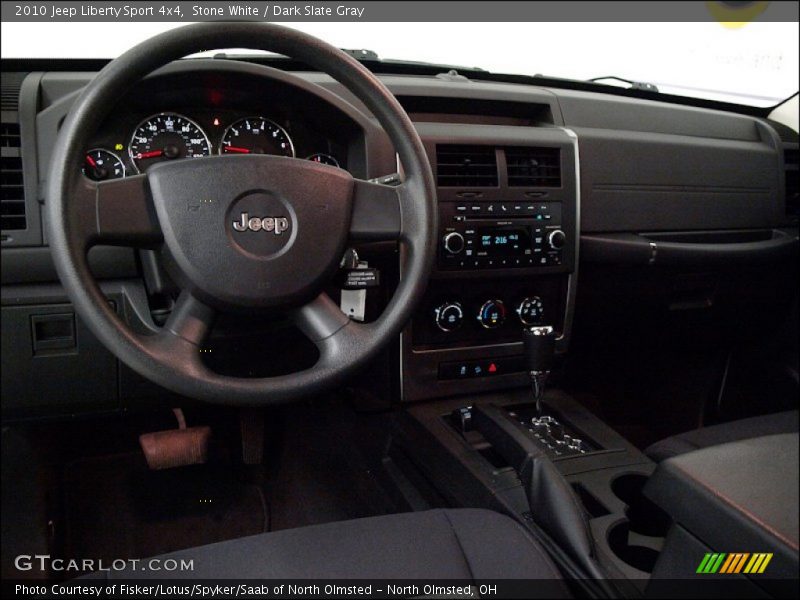 Stone White / Dark Slate Gray 2010 Jeep Liberty Sport 4x4