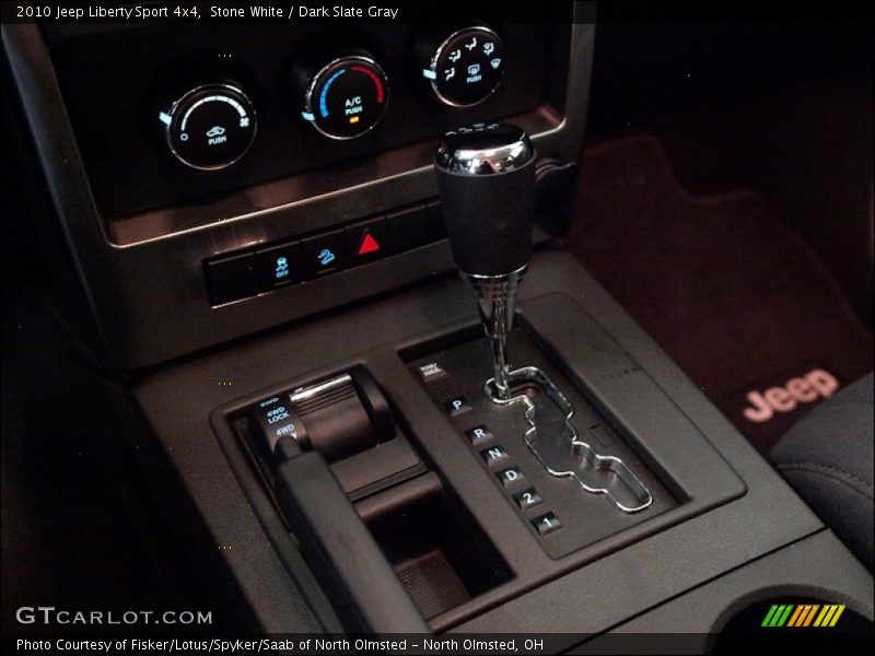 Stone White / Dark Slate Gray 2010 Jeep Liberty Sport 4x4