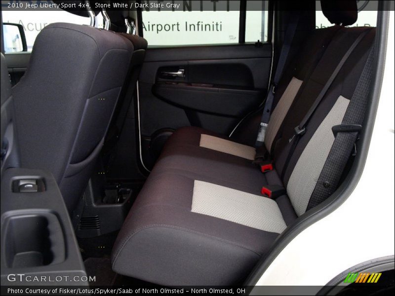 Stone White / Dark Slate Gray 2010 Jeep Liberty Sport 4x4