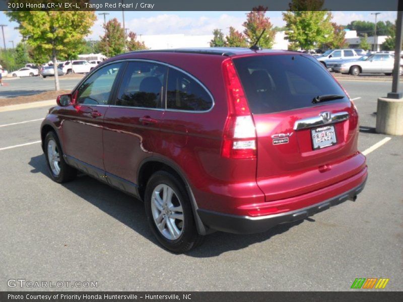 Tango Red Pearl / Gray 2010 Honda CR-V EX-L