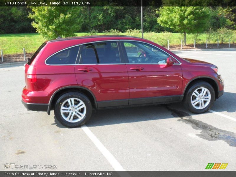 Tango Red Pearl / Gray 2010 Honda CR-V EX-L