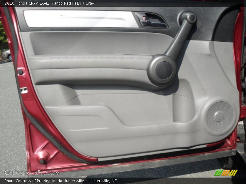 Tango Red Pearl / Gray 2010 Honda CR-V EX-L