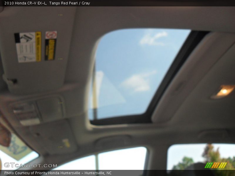 Tango Red Pearl / Gray 2010 Honda CR-V EX-L