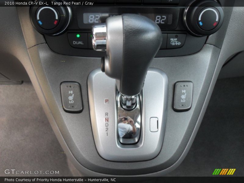 Tango Red Pearl / Gray 2010 Honda CR-V EX-L
