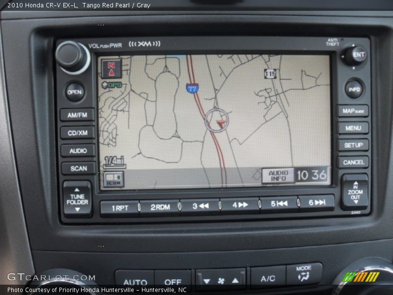 Tango Red Pearl / Gray 2010 Honda CR-V EX-L
