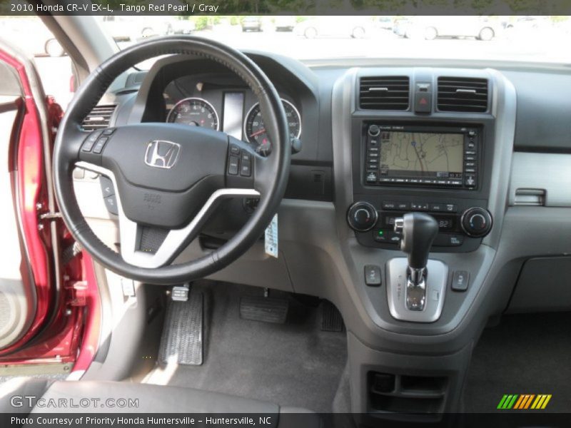 Tango Red Pearl / Gray 2010 Honda CR-V EX-L