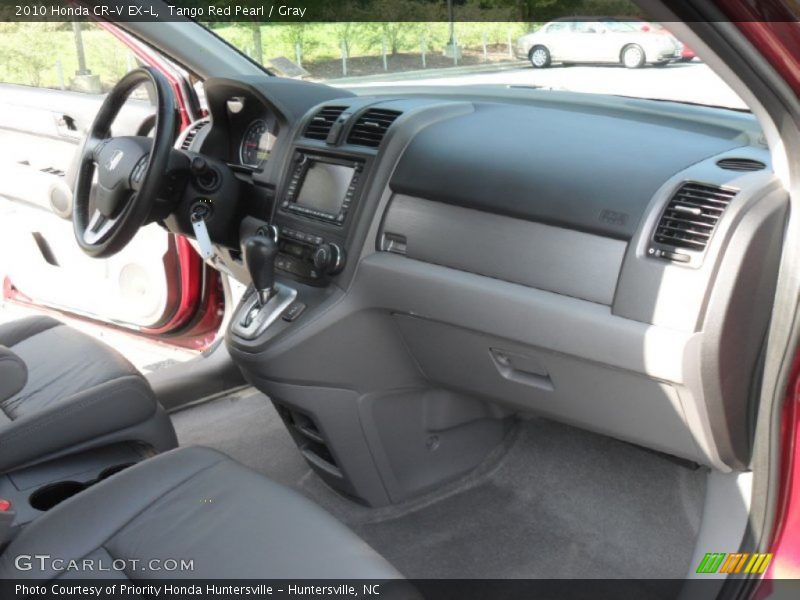 Tango Red Pearl / Gray 2010 Honda CR-V EX-L