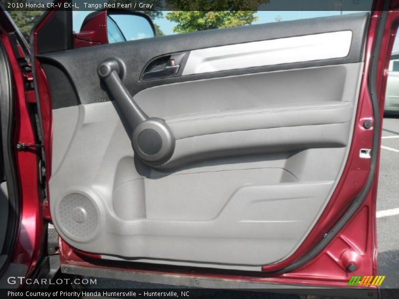 Tango Red Pearl / Gray 2010 Honda CR-V EX-L