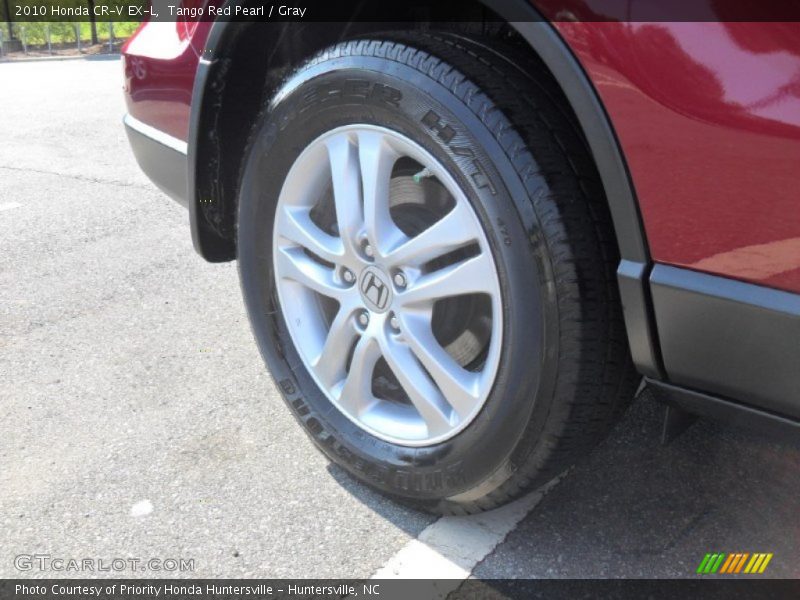 Tango Red Pearl / Gray 2010 Honda CR-V EX-L