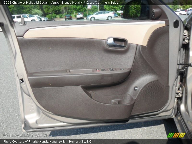 Amber Bronze Metallic / Cocoa/Cashmere Beige 2008 Chevrolet Malibu LS Sedan