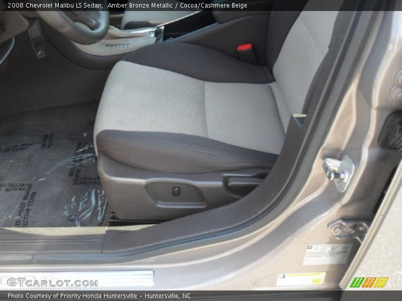 Amber Bronze Metallic / Cocoa/Cashmere Beige 2008 Chevrolet Malibu LS Sedan