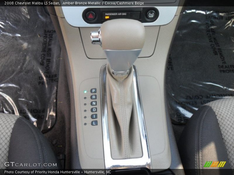 Amber Bronze Metallic / Cocoa/Cashmere Beige 2008 Chevrolet Malibu LS Sedan