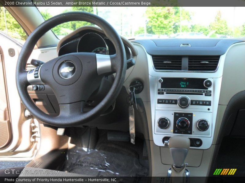 Amber Bronze Metallic / Cocoa/Cashmere Beige 2008 Chevrolet Malibu LS Sedan