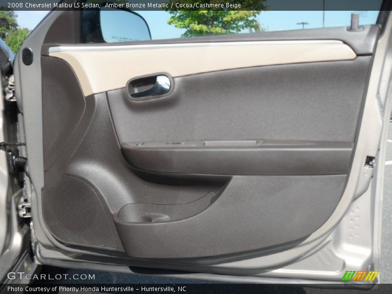 Amber Bronze Metallic / Cocoa/Cashmere Beige 2008 Chevrolet Malibu LS Sedan