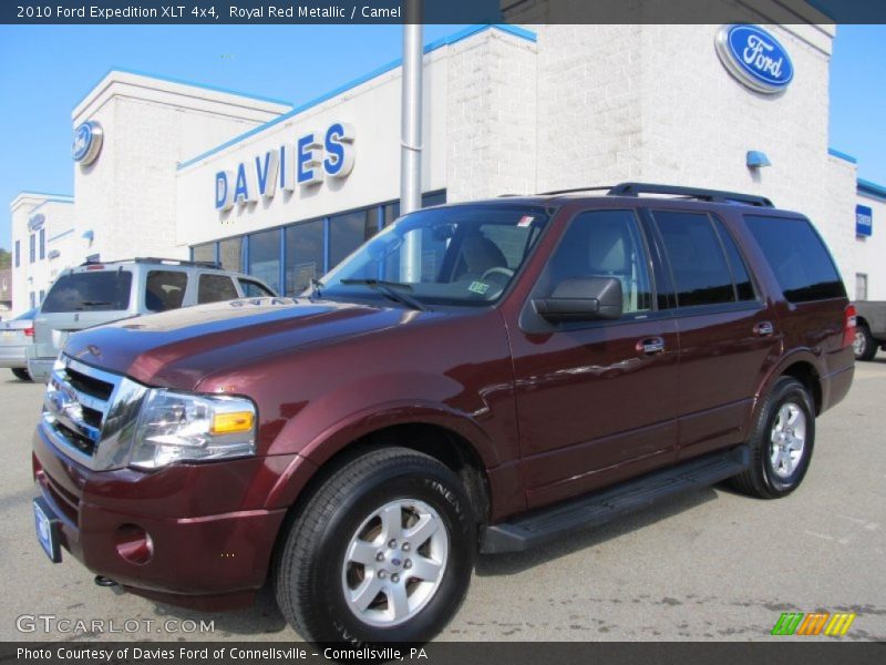 Royal Red Metallic / Camel 2010 Ford Expedition XLT 4x4