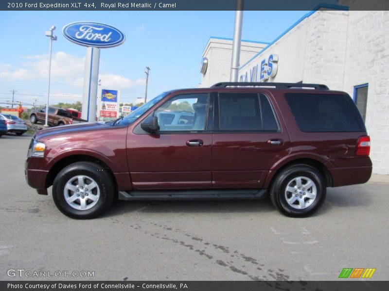 Royal Red Metallic / Camel 2010 Ford Expedition XLT 4x4
